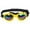 Jaune, variante sur Lunettes pour Chien Polarisées et Coupe-Vent, Conception Pliable Ajustable, Bande Élastique, Convenant au Camping, aux Voyages et à la Photographie en Plein Air