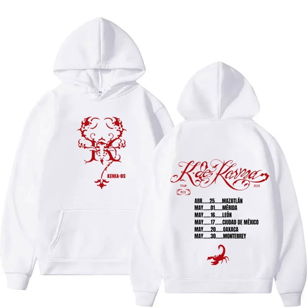 Cantante Kenia Os 2026 álbum música Fans sudaderas con capucha hombres mujeres Casual sudaderas Hip Hop jerseys de gran tamaño adolescentes ropa Unisex