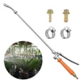 thumbnail image 2 of Adjustable Stainless Steel Spray Wand for Lawn Care, Garden Watering Nozzle with Rubber Grip & Brass Fittings, 2 of 5