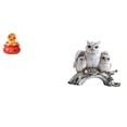 thumbnail image 1 of Figuras de búho, escultura de escritorio, estatua de cuenco del tesoro, artesanía de resina de animales artificiales con delicados detalles de lujo, i, 1 of 8