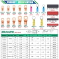 thumbnail image 2 of Terminales de Cable para Batería Twidec 180PCS AWG 2 4 6 8 10 12 14 16 Calibre, 2 of 7