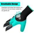 thumbnail image 6 of 10 Pairs Gardening Gloves with 4 Claws, Durable Waterproof Puncture Resistant Protective Gloves for Digging Planting(Purple), 6 of 6