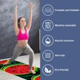 thumbnail image 2 of Watermelon Yoga Blanket with Storage Bag 72.8"x26.8" for Yoga, Pilates, Fitness - Yoga Towel, Yoga Mat Towel Included, 2 of 6