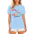 thumbnail image 4 of CHENge Autism Awareness Shirt Women Men Autism Acceptance Shirts Mental Health Tees Casual Inspirational Short Sleeve Tee Tops, 4 of 6