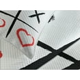 thumbnail image 4 of Ambesonne Xo Quilted Bedspread Set 3 Pcs, Humor Love Hobby, Queen Size, Vermilion Pale Grey, 4 of 5