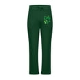 thumbnail image 5 of DayScoop Summer Pants for Men Casual Trousers Big & Tall Fashion St. Patrick's Day Print Pocket Lacing Elastic Waist Straight Sporty Work Full Length Pants Plus Size, 5 of 5