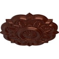 thumbnail image 3 of Ekena Millwork 20 1/4"OD x 1 1/2"P Deria Ceiling Medallion (Fits Canopies up to 6"), Hand-Painted Antique Copper, 3 of 6