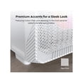 thumbnail image 6 of MONTECH X5- ATX Mid-Tower Gaming PC Case, High Airflow, 3x 140mm and 1x 120mm ARGB Fans Pre-installed, Glass Side Panel, Carbon Print Accents, GPU Holder Included, White, 6 of 8