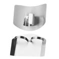 thumbnail image 6 of ROSENICE 2Pcs Certified Finger Protectors Ergonomic Design Stainless Steel for Professional Chefs and Home Cooks, 6 of 8