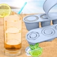 thumbnail image 2 of Bandeja Cubo de Hielo con Tapa 2025 Cubierta Bandeja de Hielo, Adecuado para 20-40 Rodillos, 3 Moldes de Hielo Cilíndricos Huechos, Adecuado para Tazas, Reutilizable, Bandeja de Hielo Grande, Usado Pa, 2 of 4