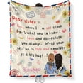 thumbnail image 1 of LHSHID Daughter Birthday Gift Blanket Flannel Soft and Comfortable Anti static Bed Sofa Blanket 50x60in, 1 of 6