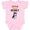 AD-Pink, variant on Siberian Husky Dog Puppy Boys or Girls Baby Bodysuit