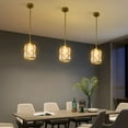 thumbnail image 2 of Luxury Iron Pendant Light, 23.62in Total Rod Length, 40W Max/Bulb, Sloped Ceiling Compatible for Library/Corridor : Tools & Home Improvement, 2 of 19