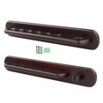 thumbnail image 4 of Mesa de billar para colgar en la pared, soporte profesional para 6 palos de billar, soporte para estante de madera, accesorios para billar rojo DYNWAVEMX Soporte para taco de billar, 4 of 8