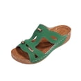 thumbnail image 2 of Shallow Cut Women's Versatile Comfortable Dress Shoes Plus Size Daily Wear Office Work Spring Summer Green 9.5, 2 of 9