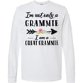 thumbnail image 3 of Inktastic I'm Not Only a Grammie I'm a Great Grammie with Flowers Long Sleeve T-Shirt, 3 of 5