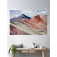 thumbnail image 2 of Peru Vinicunca Rainbow Mountain Poster Wall Art, Modern Wall Decor, 16x24 UNFRAMED, 2 of 3