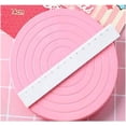 thumbnail image 2 of ShenMo Trukeik Rotating Base Support for Cakes and Cookies. Pastry tool. Decorate and Display Mini Cakes, Cookies, Cupcakes, Cake Pop. Size: Mini 14cm., 2 of 5