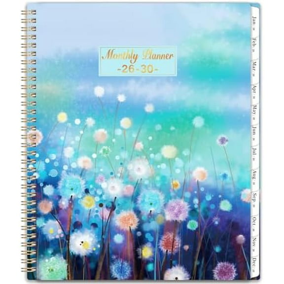 Monthly Planner/Calendar 2026-2030 - 5 Year Monthly Planner 2026-2030 from Jan 2026 - Dec 2030, 9" x 11", 2026-2030 Calendar Planner with Marked Tabs