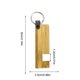 thumbnail image 5 of Inteprter Llavero Rectangular Redondeado Rectángulo DIY Llaves Anillo geométrica Personalización Ornamento Mujeres Hombres Exquisito Artesanía Rectángulo, 5 of 6