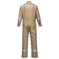thumbnail image 2 of Portwest FR94 Men's FR Coverall, Lightweight Flame Resistant Bizflame 88/12 Iona Protective Workwear Khaki, 4X-Large, 2 of 2