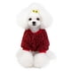 thumbnail image 5 of Suéter para perro de 2 piezas, abrigo para perro pequeño, mediano o gato, chaqueta de algodón suave y cálida de invierno para cachorro (azul marino + rojo vino) XL, 5 of 5