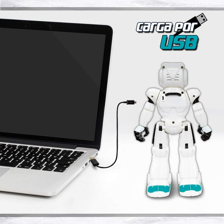 SilverLit Robbie White & Blue Xtrem Bots XT380831 - Walmart.com