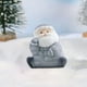 thumbnail image 4 of Fiudx Acentos De Decoración Del Hogar Adorno De Escritorio Estatua De Papá Noel Navidad Papá Noel Micro Adornos Mini Figuras Decoración Estatuas De Nieve De Navidad Suministros Para Fiestas Estilo Mi, 4 of 7