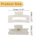 thumbnail image 5 of Garras de cabello Unique Bargains, pinzas de tortuga grandes, pinzas para el cabello, horquillas para mujeres en blanco marfil, 5 of 7