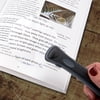 Carson RimFree LED Lighted 2x Power Rimless Round Magnifier with Soft Pouch Lighted Magnifying Glass
