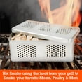 thumbnail image 5 of BBQ Smoker Box for Hot & Cold Smoke - "The Flip" Stainless Steel Patented Barbecue Smoke Box w Fire Starters - Infuse Smoke Flavor with Your Grill On or Off - Smoke Meat, Seafood, Vegetables, & More, 5 of 5