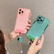thumbnail image 4 of Funda de teléfono a prueba de golpes para iPhone, carcasa luminosa con cordón de TPU grueso de Color puro Simple para iPhone 11, 12 Pro Max, XR, XS Max, 13 Pro Max, 4 of 4