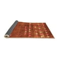 thumbnail image 2 of Ahgly Company Indoor Rectangle Solid Orange Modern Area Rugs, 7' x 9', 2 of 4