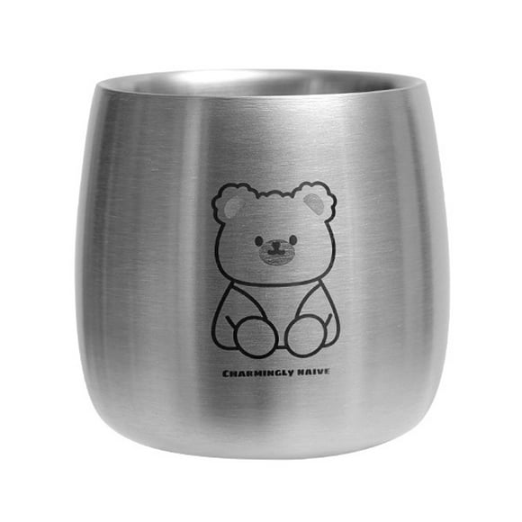 Naiovety Vasos de acero inoxidable anticaídas, ligeros y resistentes a la oxidación para actividades al aire libre. Mostrada tipo+2