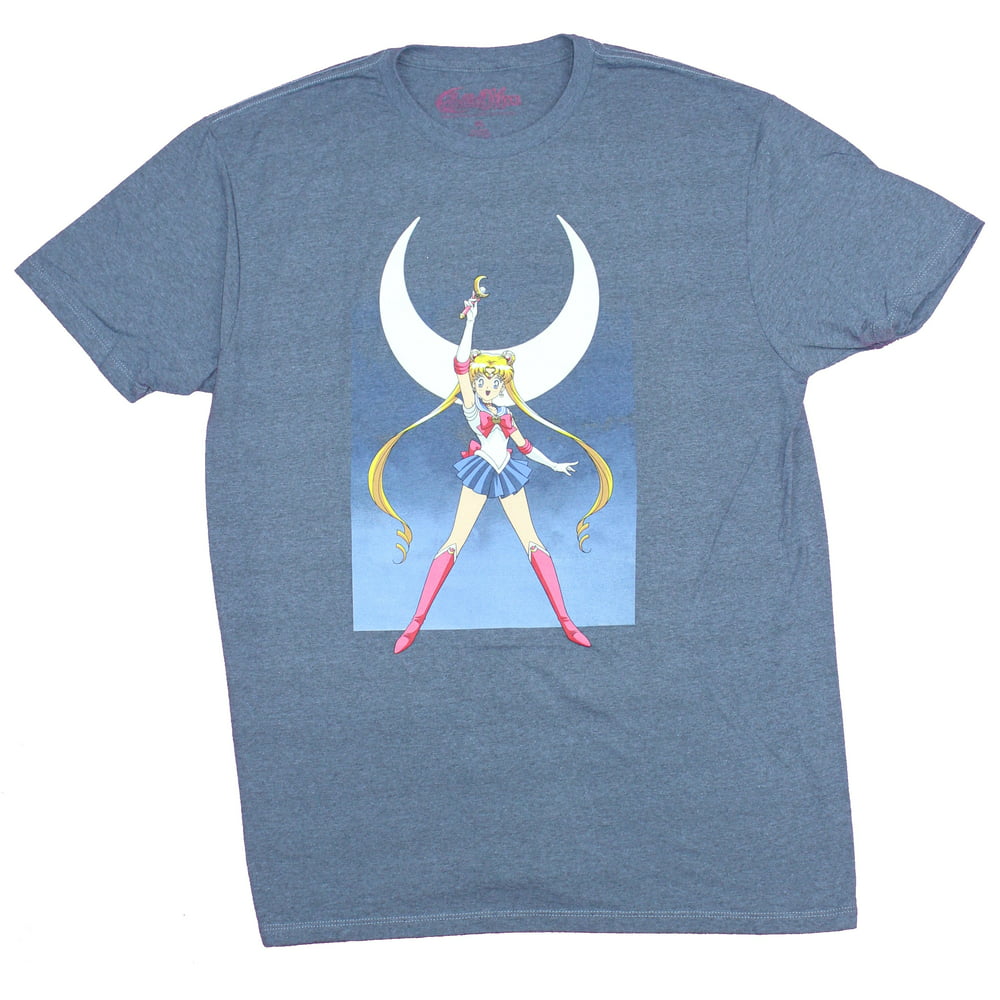 Hybrid Apparel - Sailor Moon Mens T-Shirt -Power of The Moon Pose ...
