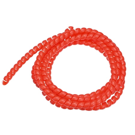 Uxcell 8mmx10mm Flexible Spiral Tube Cable Manage Cord 2 Meters Length Red price history on PriceWatchPro