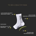 thumbnail image 3 of Openpig Clearance Orthopaedic Compression Socks Foot Compression Ankle Support Plantar Fasciitis Socks Grip Socks Football Fitness Socks 2 Pairs, 3 of 4