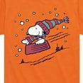 thumbnail image 3 of Peanuts - Snoopy Sledding - Toddler & Youth Short Sleeve Graphic T-Shirt, 3 of 6