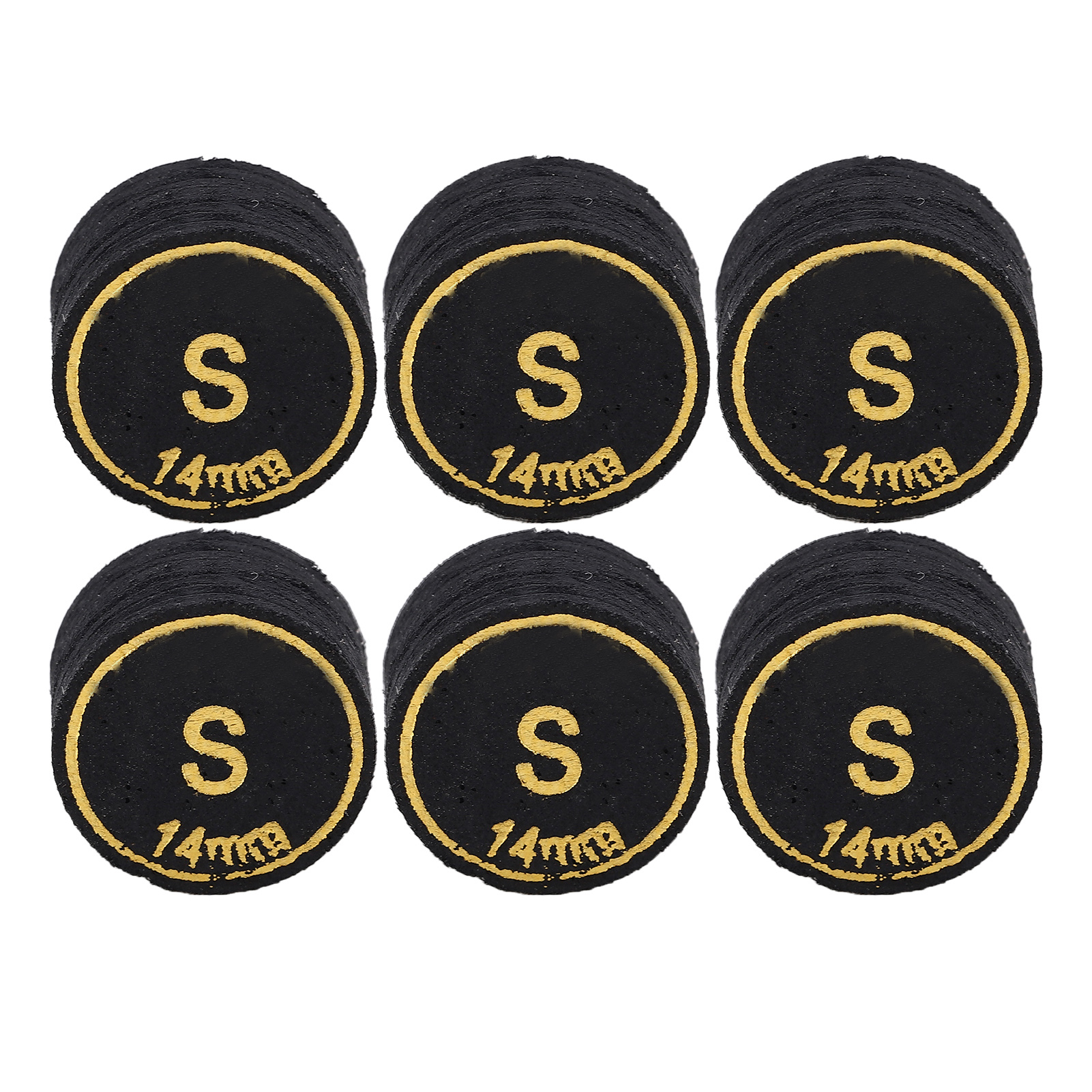 Pool Stick Tips Billiard Pool Tips Replacement 6pcs Pool Tips