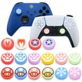 thumbnail image 2 of PS5 Thumb Grips Stick Cover, 2 Pack Cute Cartoon Joystick Cap Extender for PS4 Xbox One, Green Mushroom, 2 of 7
