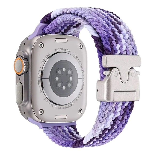 Correa Trenzada de Silicona para Apple Watch, Compatible con Todas las Series