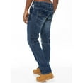 thumbnail image 3 of Enzo Mens Straight Leg Jeans Designer Denim Trousers, 3 of 7
