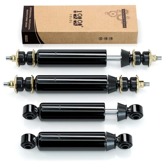 10L0L Golf Cart Front and Rear Shock Absorbers Kit for Club Car DS 1988-up, 1014235 1014236
