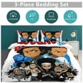 thumbnail image 5 of The Boondocks Printing Bedding Sets Decorative 3 Pieces Bedding Set(1 Duvet Cover Set 2 Pillow Shams) 86"x70", 5 of 8