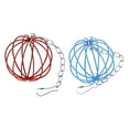 thumbnail image 3 of Metal Round Sphere Feed Dispense Exercise Hay Balls Guinea Pigs Hamster Pet Toy Hangable Feeding Hay Rack, 3 of 8
