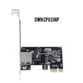 thumbnail image 3 of Gigabit Ethernet Pci-E Tarjeta De Red Pci Express 1000Mbps Rj45 Adaptador Convertidor Para Pc De Escritorio 10/100/1000Mbps Serendint EL012999-00, 3 of 6