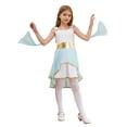 thumbnail image 3 of iiniim Girls Greek Athena God Toga Gown Ancient Rome Egypt Princess Dress for Kids Halloween Role Play Party Light Blue 6, 3 of 7