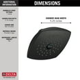 thumbnail image 2 of Delta Rp64859 Universal Showering 1.75 GPM Single Function Shower Head - Black, 2 of 5