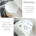 thumbnail image 2 of Ceramic Tealight Candle Holder, Essential Oil Burner Wax Melt Burners, Aromatherapy Aroma Diffuser Burner for Home Bedroom Decor Christmas Housewarming Gift, 2 of 6