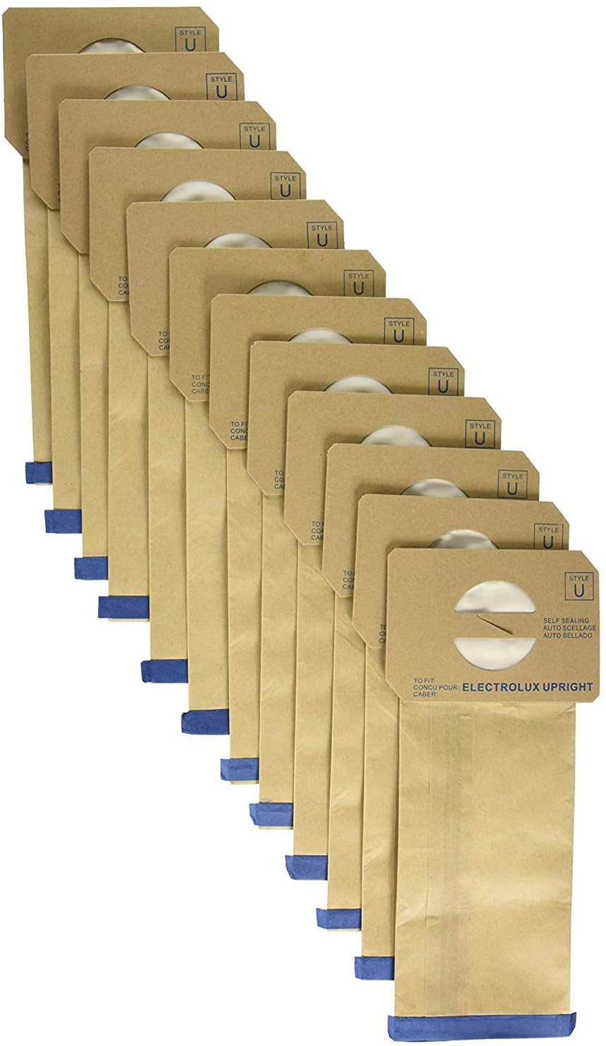 Electrolux Type U Vacuum Bags Works With Upright, Discovery, Regency